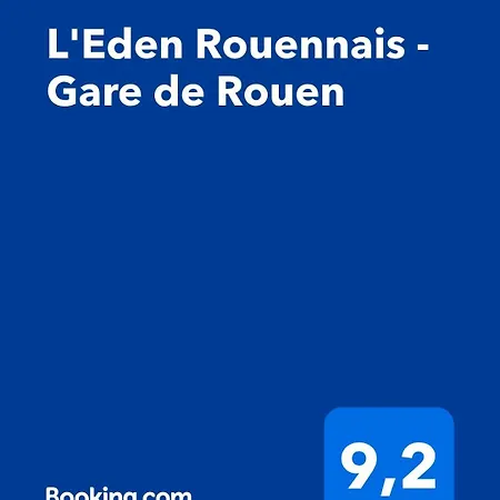 L'eden Rouennais -studio Cosy - Gare A 2 Min- Fibre 700mb - Coeur De